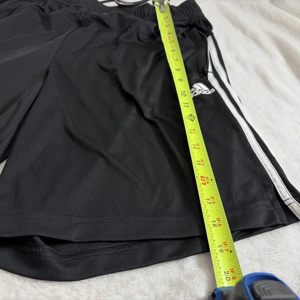 Adidas Black Athletic Shorts Men's Size‎ XL Three Stripe Performance